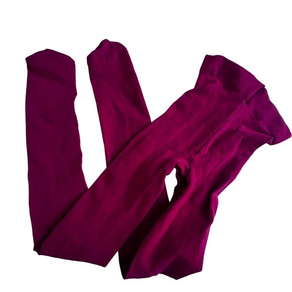 Girls Red Tights Size 4-6X - Picture 1 of 2